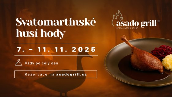 Svatomartinské husí hody v Asado Grill