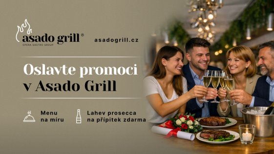 Promoce v Asado Grill? Oslava přesně podle vašich představ