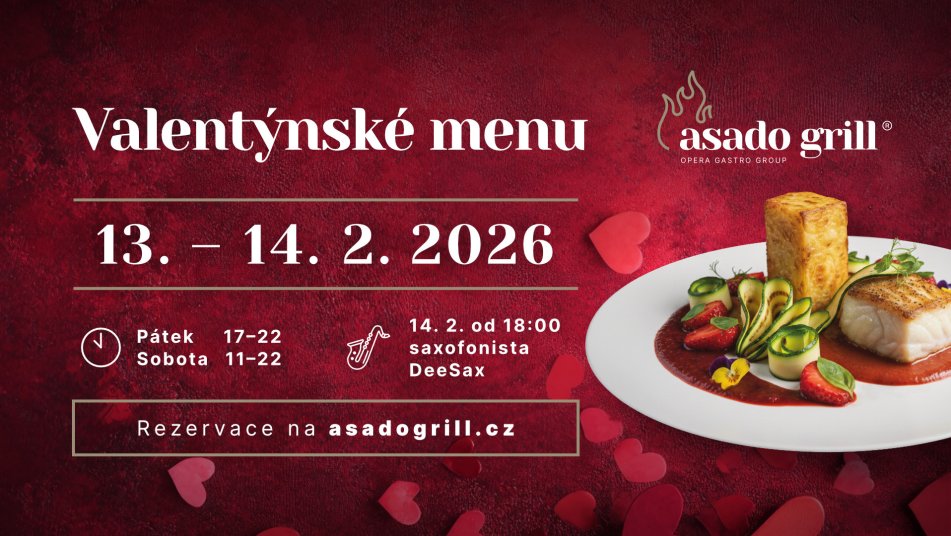 Valentýnské menu v Asadu