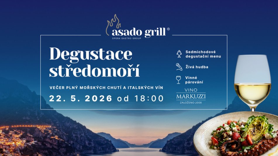 Středomoří v Asado Grillu. Sedm chodů, které mají váhu