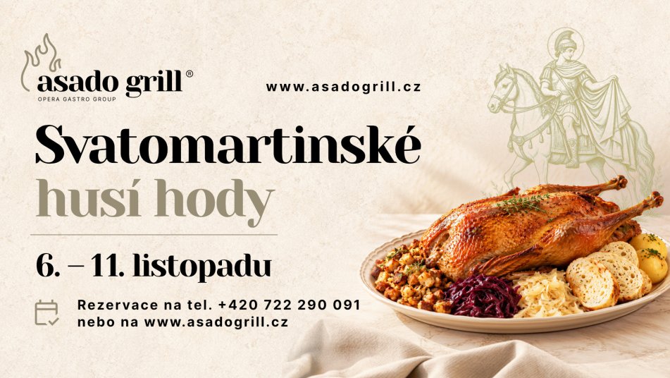Svatomartinské husí hody v Asado Grill